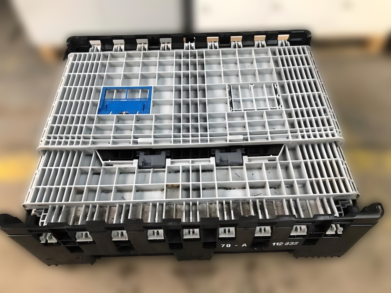 GLT Mehrwegbehälter Palettenbox Großraumladungsträger 710 Liter - 120 x 100 x 97,5 cm GLT Mehrwegbehälter Palettenbox Großraumladungsträger 710 Liter - 120 x 100 x 97,5 cm